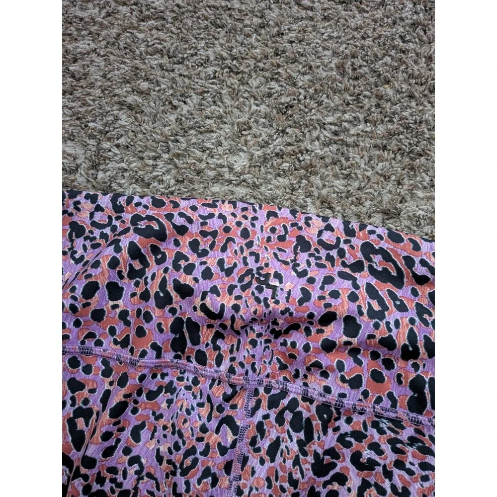 JoyLab High Rise 7/8 Tights Pink Animal Print XL NWT‎ Yoga Running Pant - Picture 6 of 9
